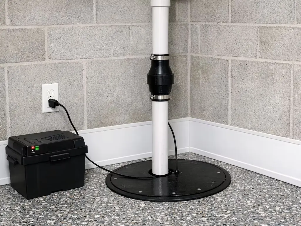 High-end basement drainage system installed in Scarborough ME
